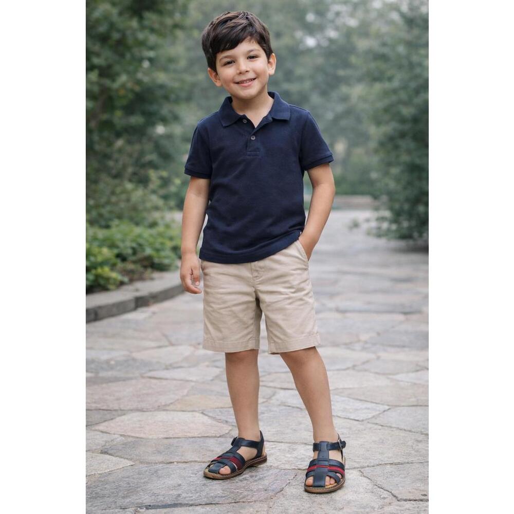 Gucci Boys Leather Sandals Made in Italy Designer Kids Shoes EU 33 US Youth 2